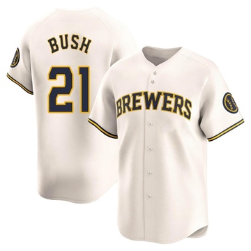 Matt Bush Youth Limited Milwaukee Brewers Cream Home Jersey