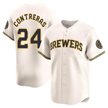 William Contreras Youth Limited Milwaukee Brewers Cream Home Jersey